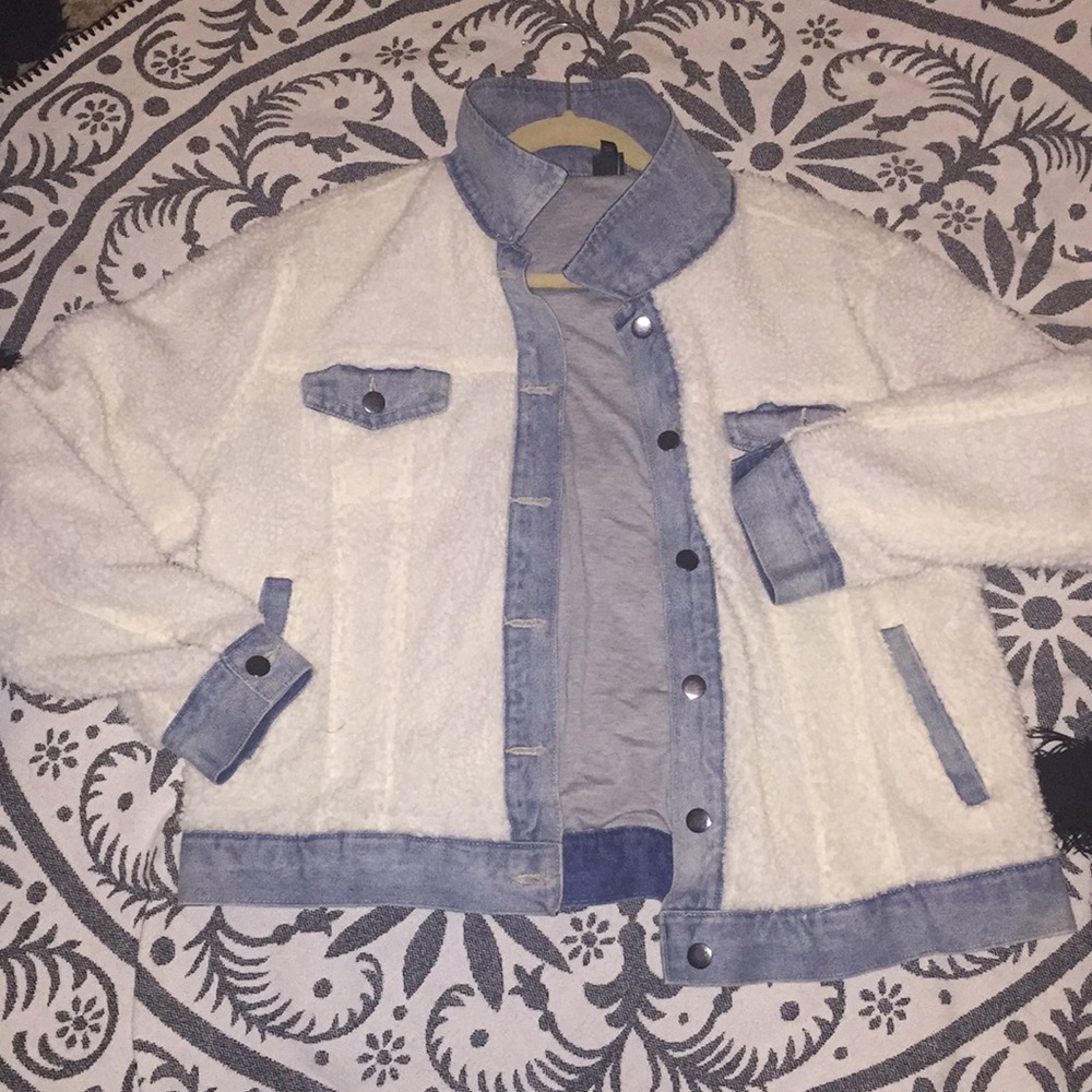 Faux fur jacket